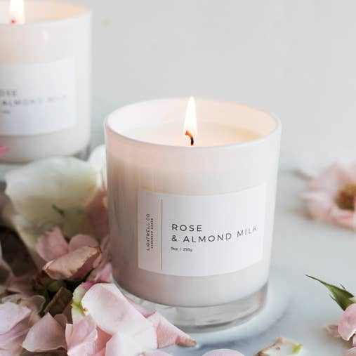Rose & Almond Milk White Tumbler