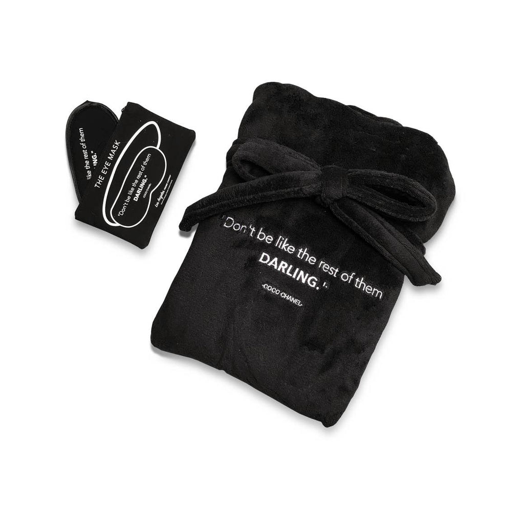 Gift Set - Don't Be Like The Rest Robe & Eye Mask Set