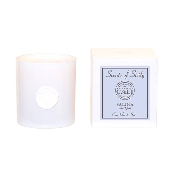 Salina Candle - White Glass 9oz