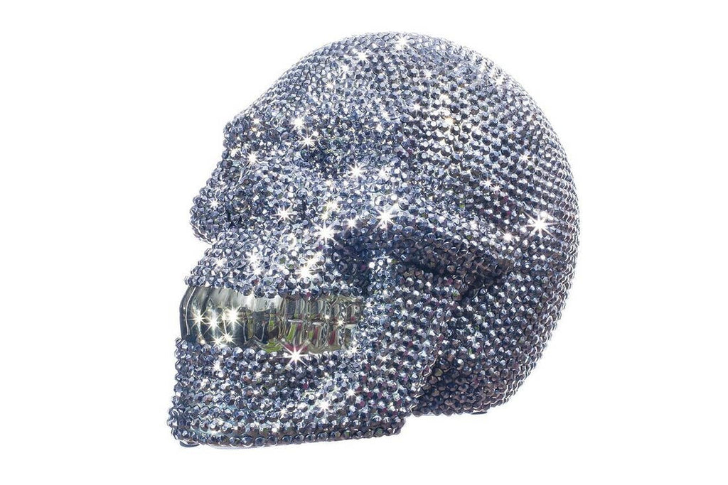 Interior Illusions Plus Rhinestone Skull Bank - 8" long