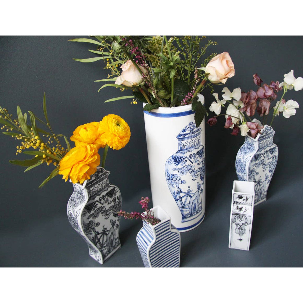 Well Versed - Blue - 17" Large Vase