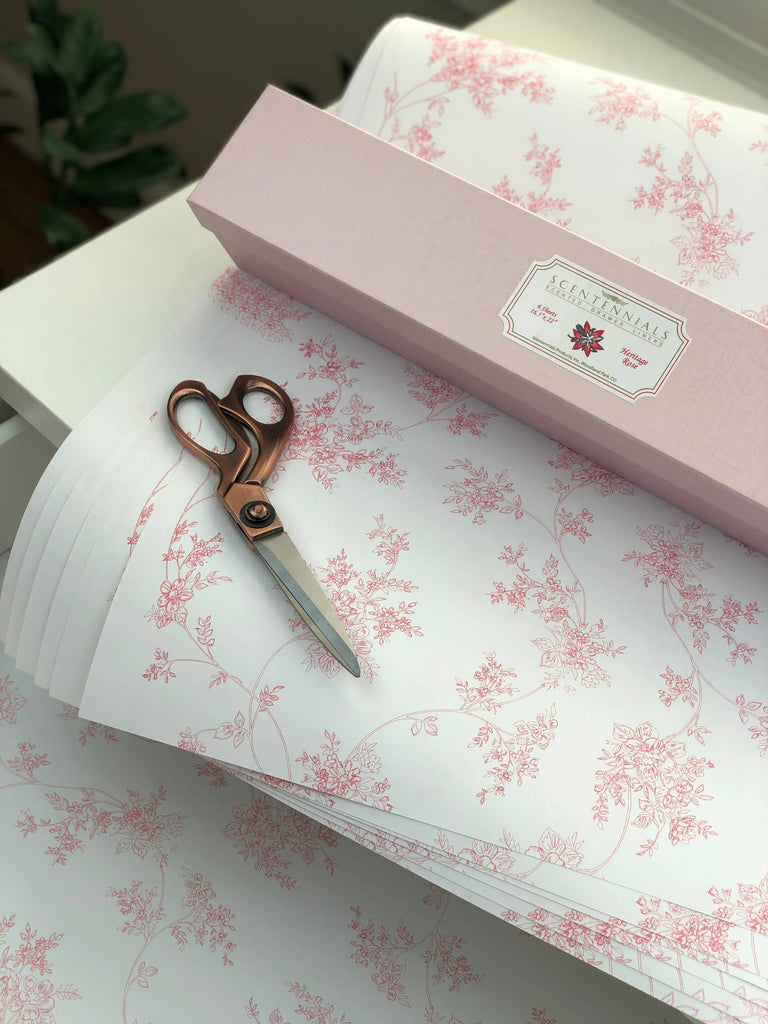 Heritage Rose Scented Drawer Liners