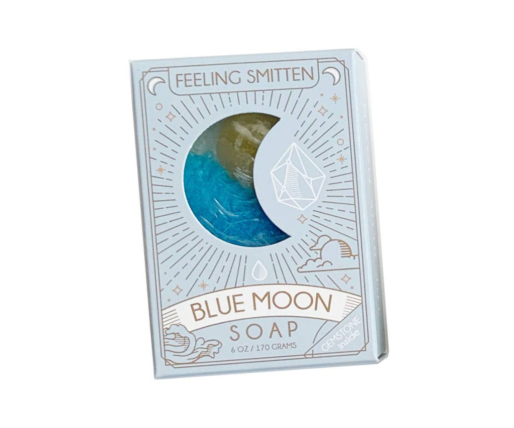 Blue Moon Soap with Amber Inside