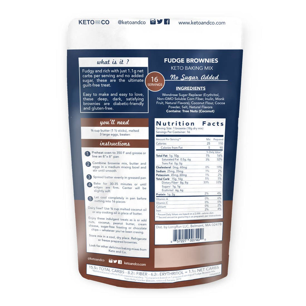 Keto Fudge Brownie Mix