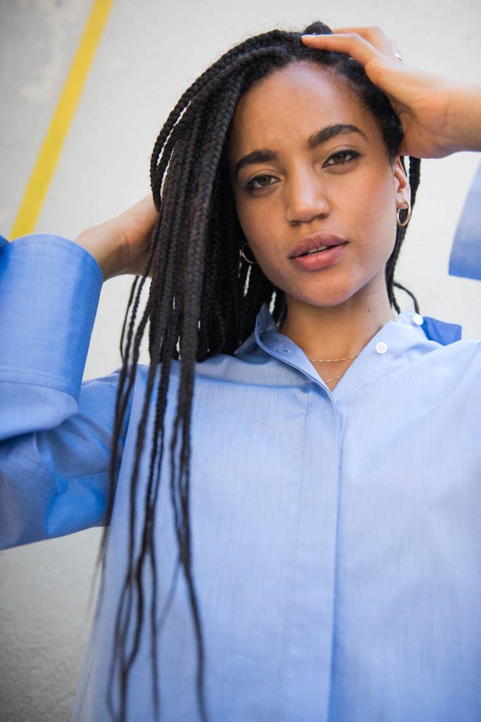 Lenox Boyfriend Shirt Chambray