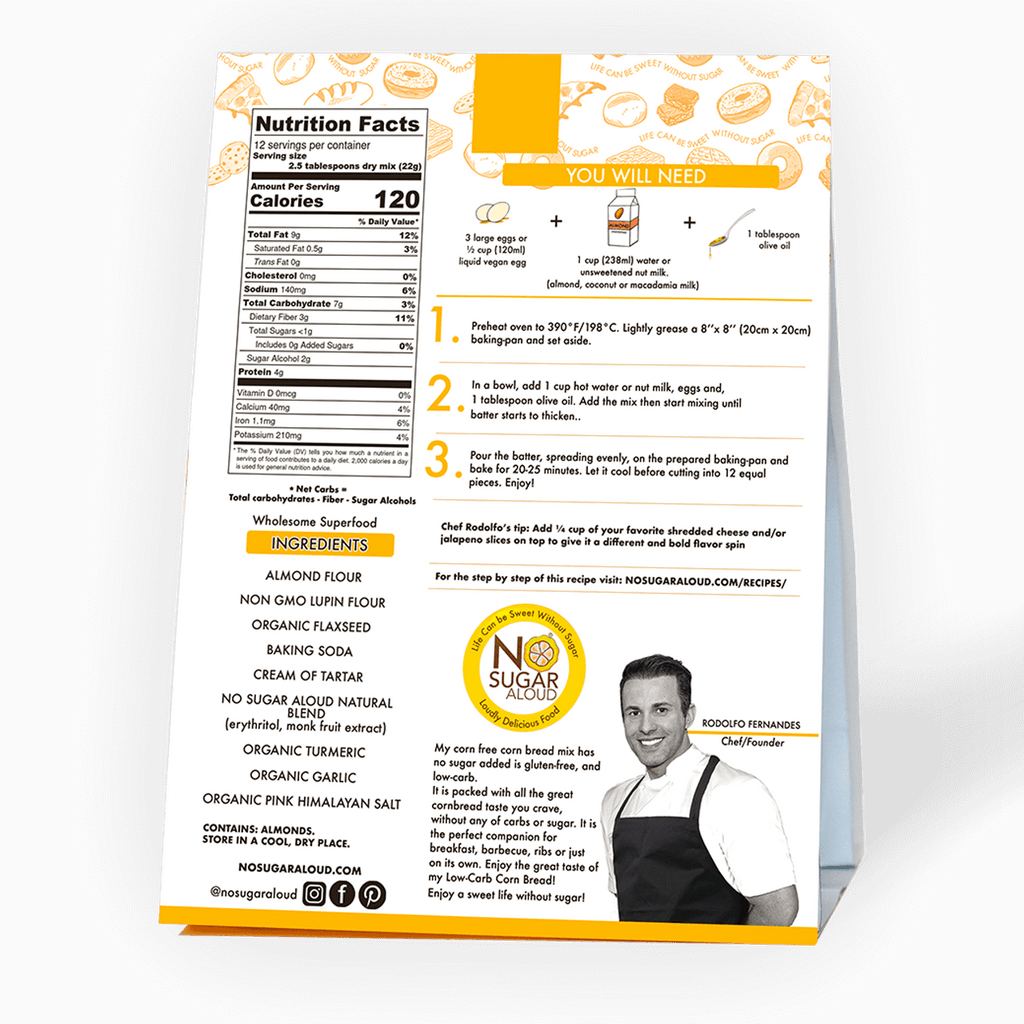 Low Carb Cornbread Mix - Corn Free