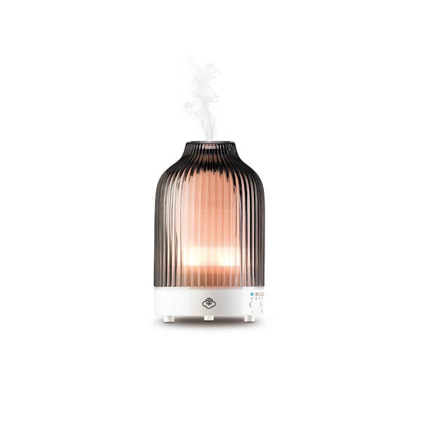 Fountain Glass Essential Oil Diffuser w/ LED Lights