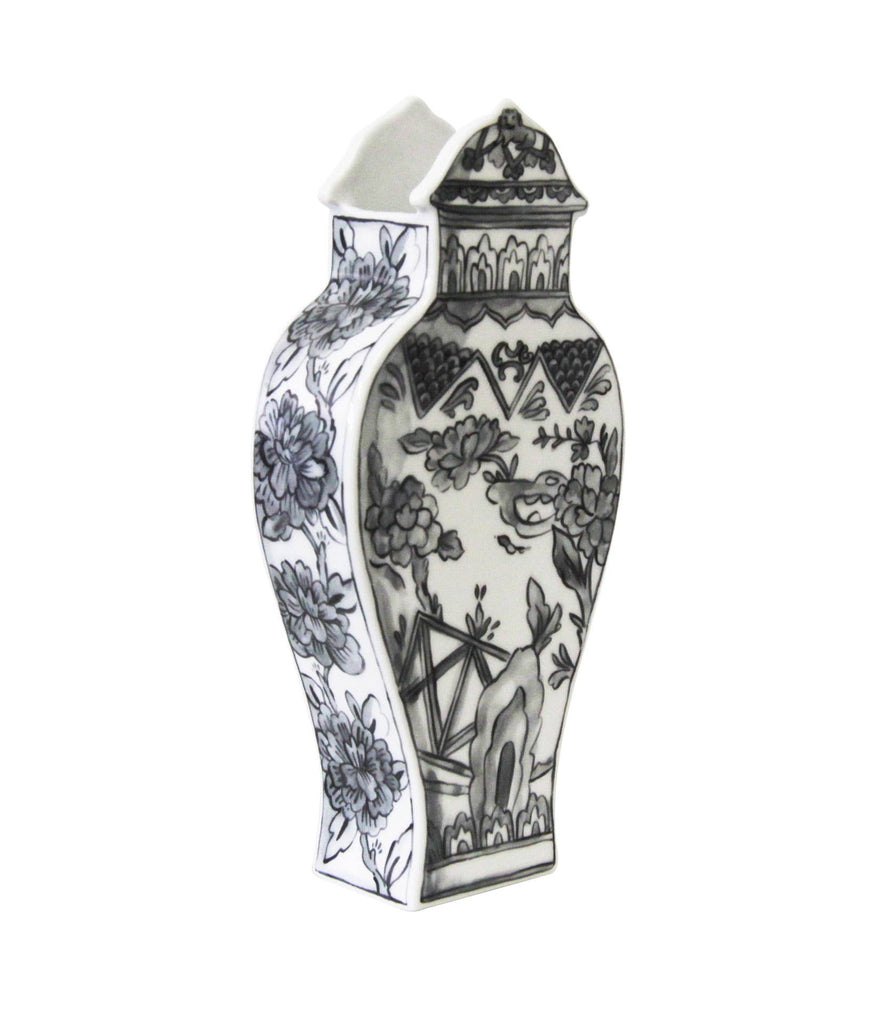 Well Versed - Gray - 11" Medium Vase