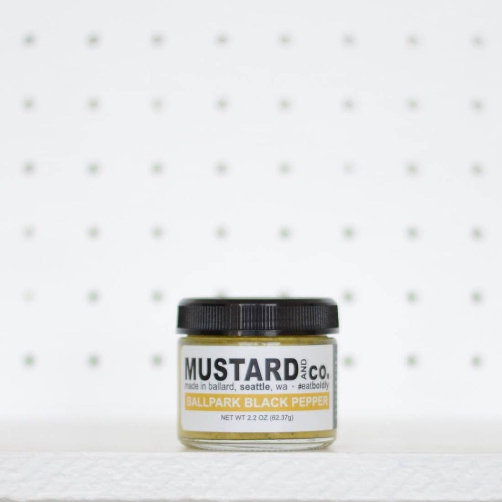 2.2 oz Ballpark Black Pepper Mustard