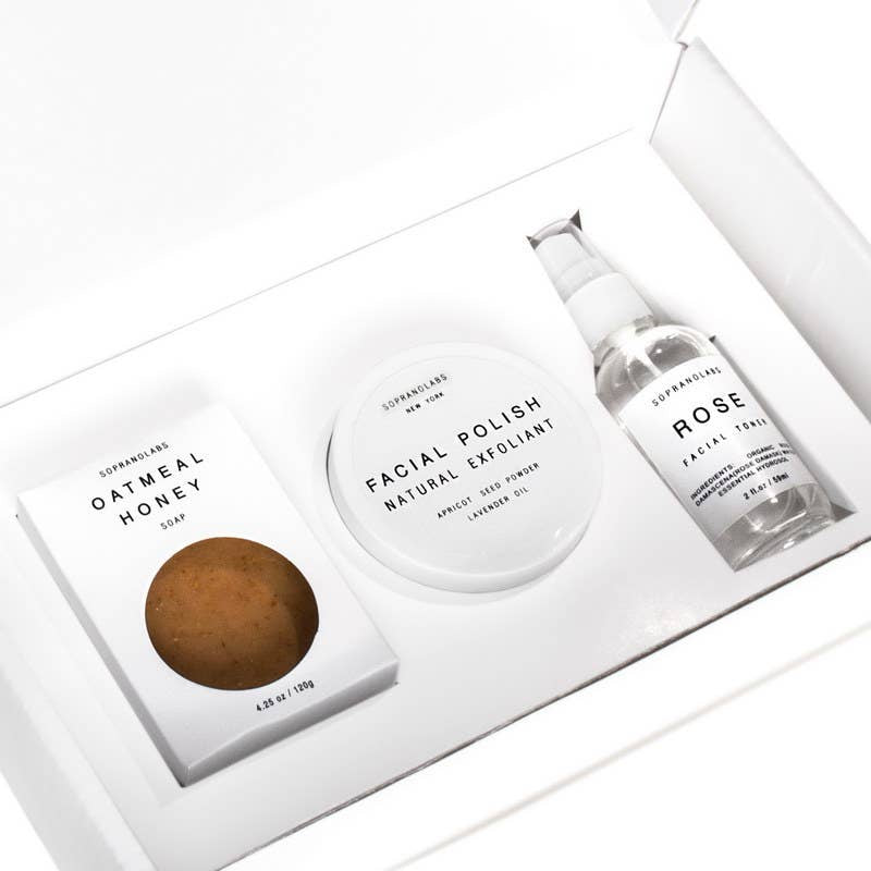 Cleansing & Clarifying Beauty Set. All Natural Face Gift kit