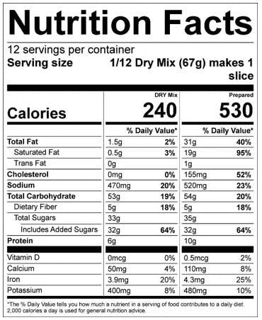 Chocolate Cake Mix