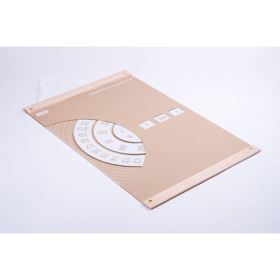 White Perpetual Calendar