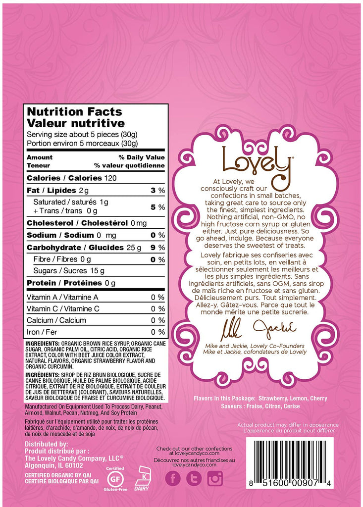 Organic Chewy Candies