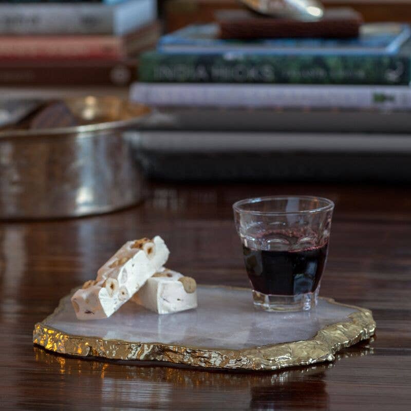 Del Mar Rose Agate Cheese Platter