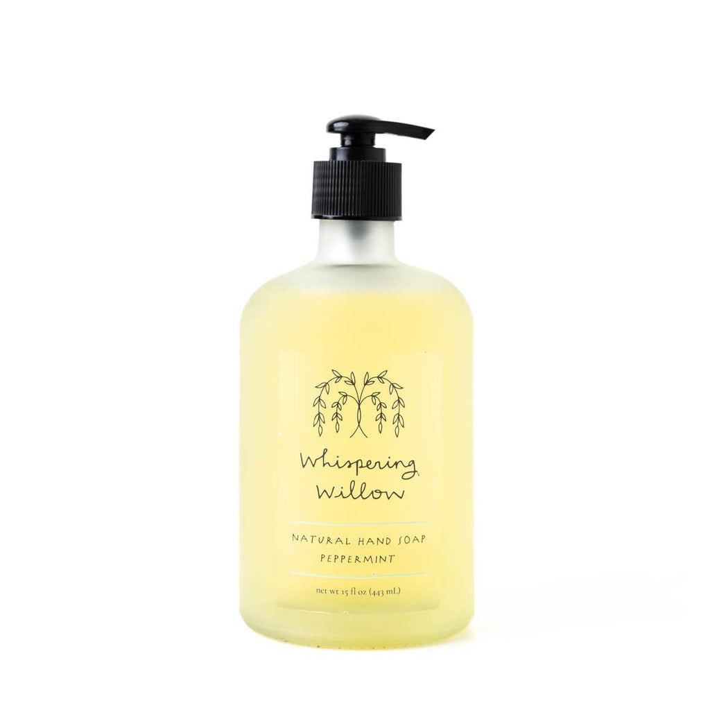 Peppermint Hand Soap - 15oz Glass Pump