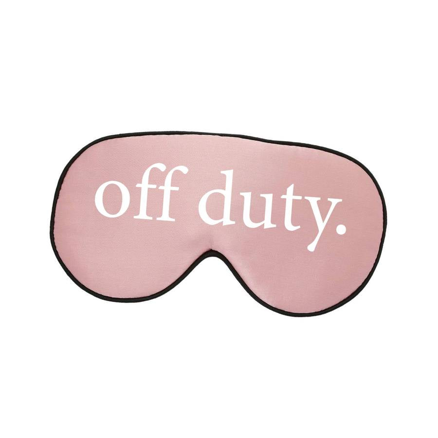 Silky Off Duty Mom's Sleep Mask with cooling mask