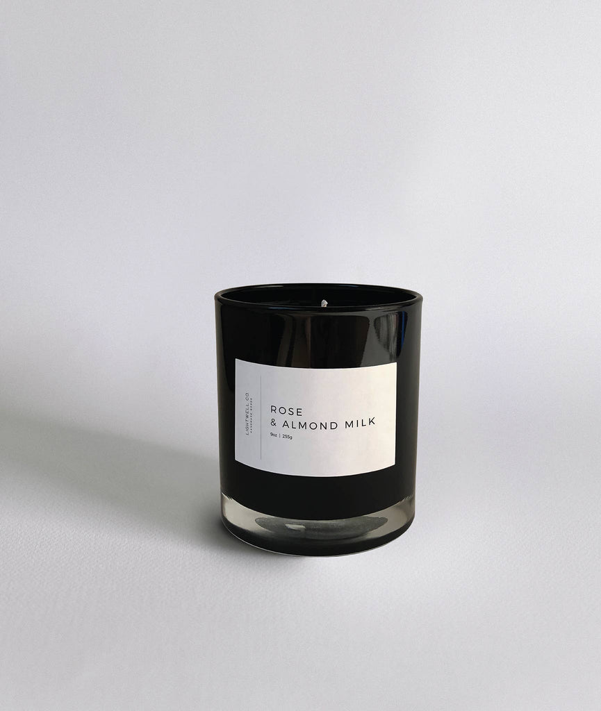 Rose & Almond Milk Black Tumbler