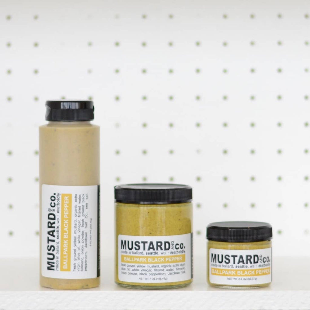 2.2 oz Ballpark Black Pepper Mustard