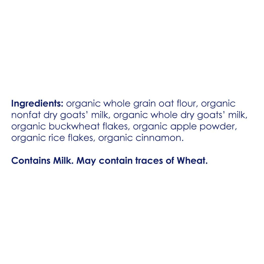 Organic Goat Milk Porridge, Apple & Cinnamon