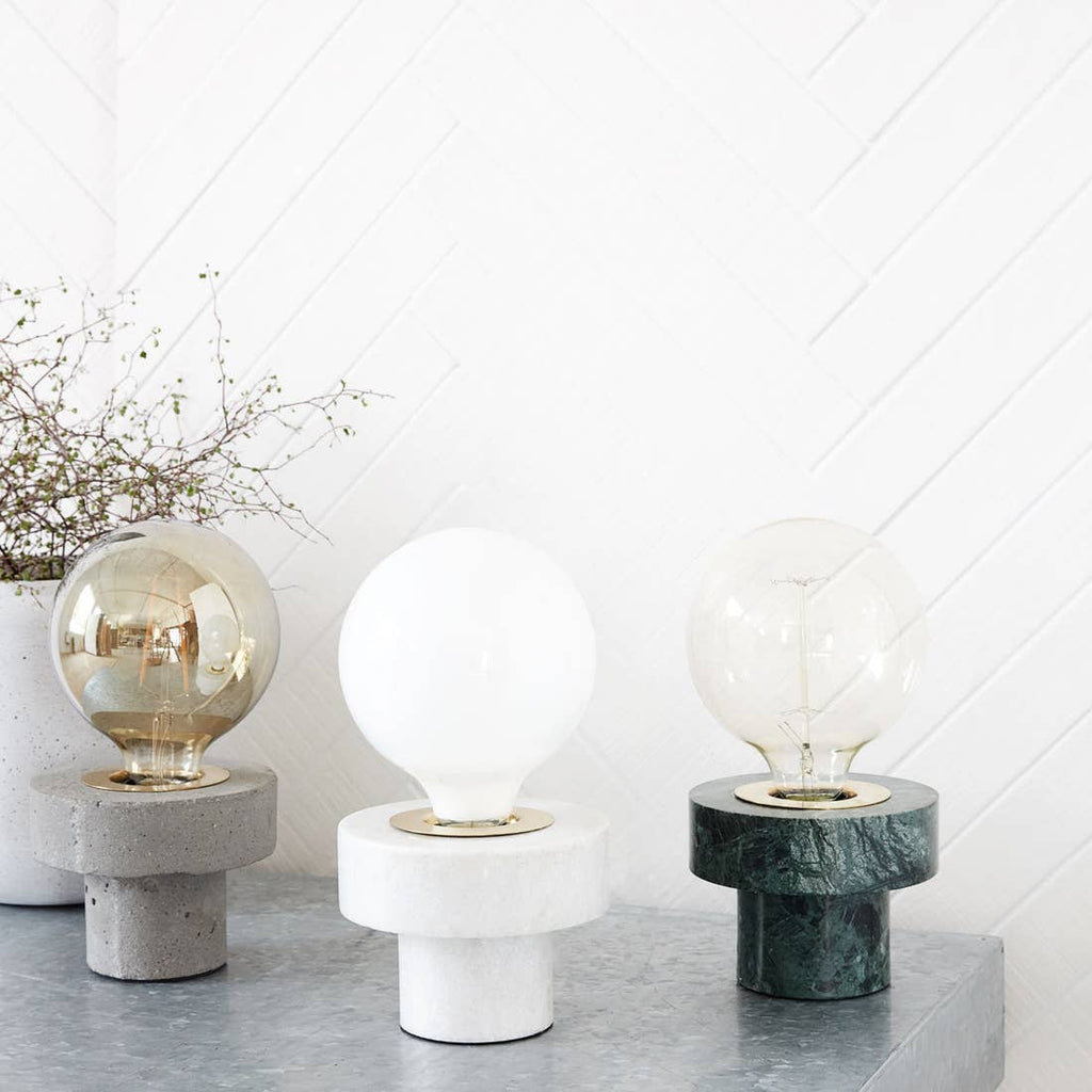 Green Marble Pin Lamp