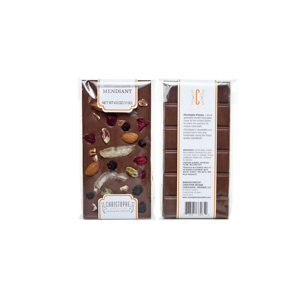 Milk Chocolate Mendiant Bar