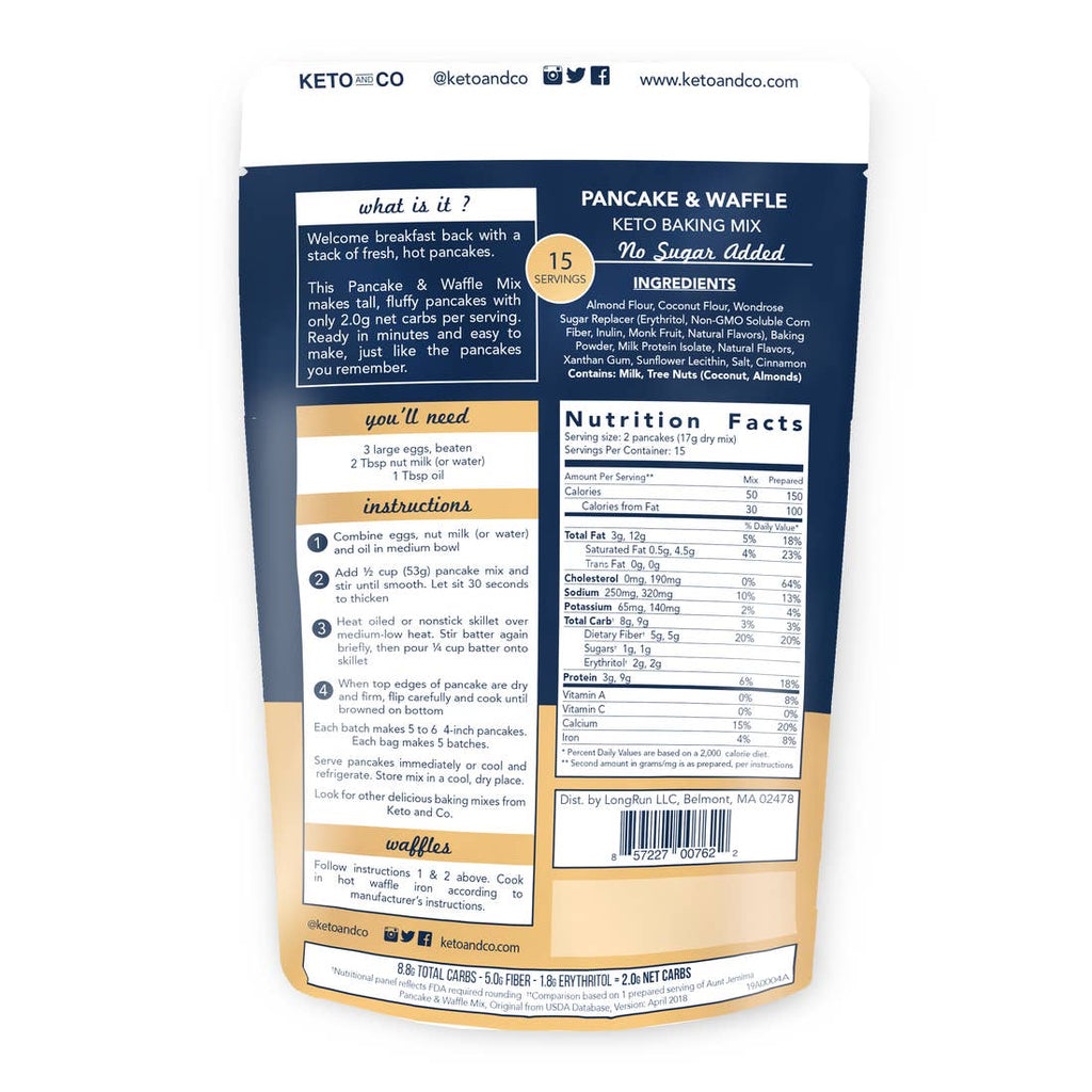 Keto Pancake and Waffle Mix