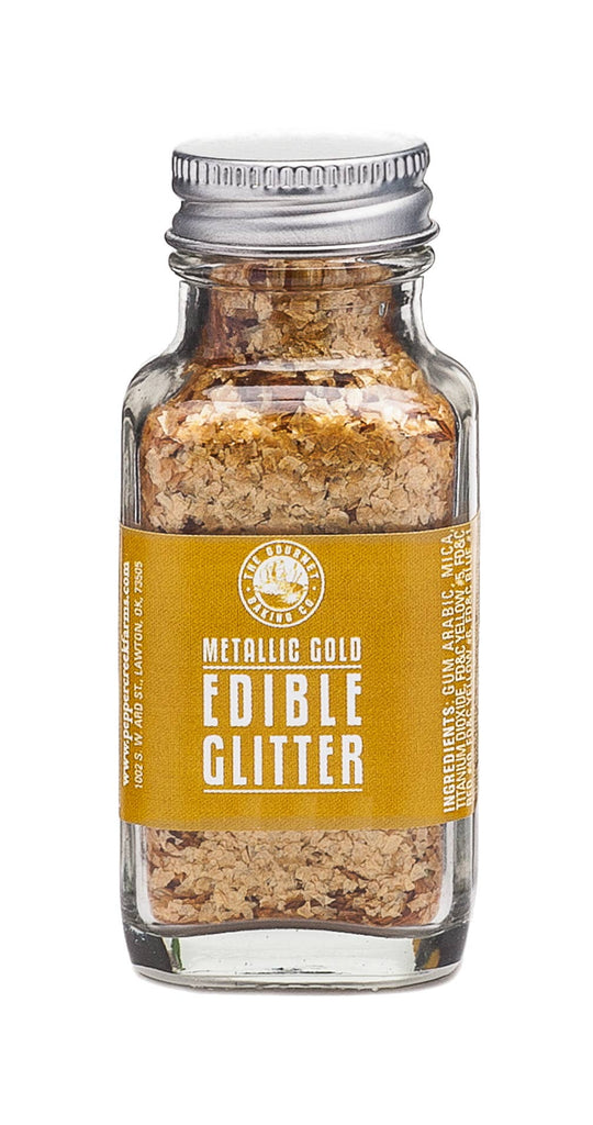 Metallic Gold Edible Glitter 1.1 Oz.
