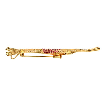 TAY 18kt gold & stones Giraffe