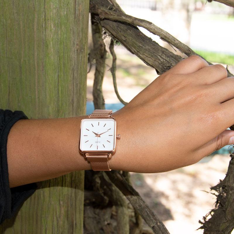 Rose Tone Magnetic  Watch