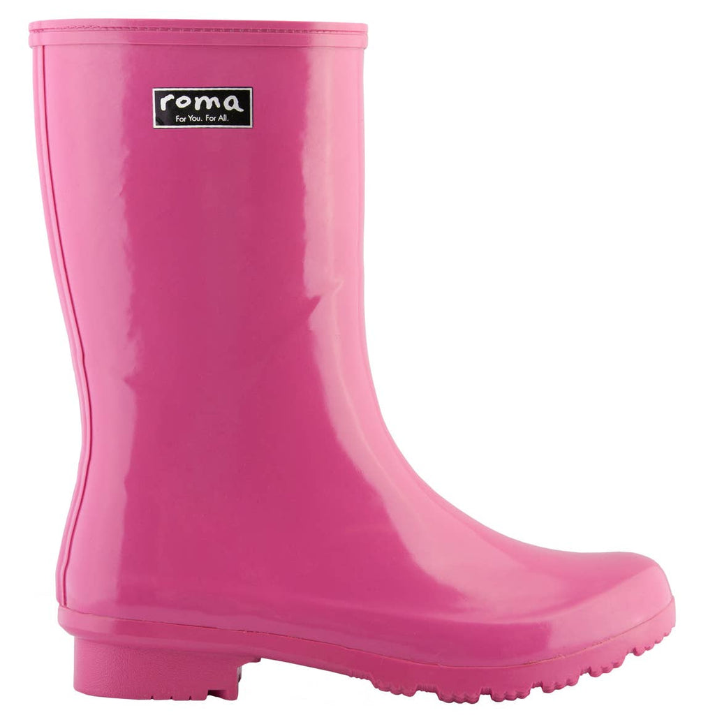 EMMA MID CALF MAGENTA WOMEN'S RAIN BOOTS