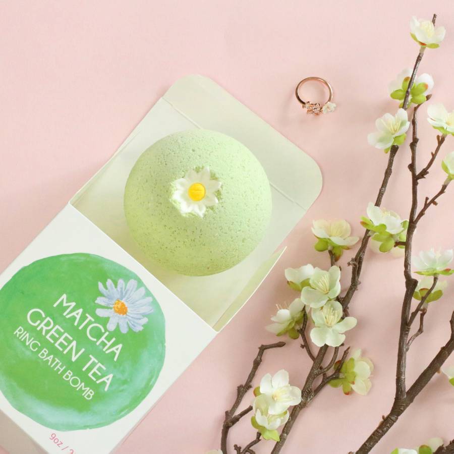 Matcha Green Tea Ring Bath Bomb