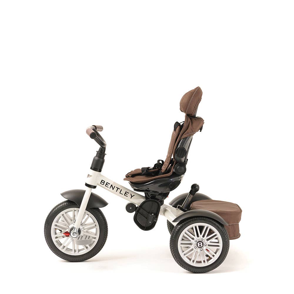 6 in 1 White Satin Bentley Stroller Trike