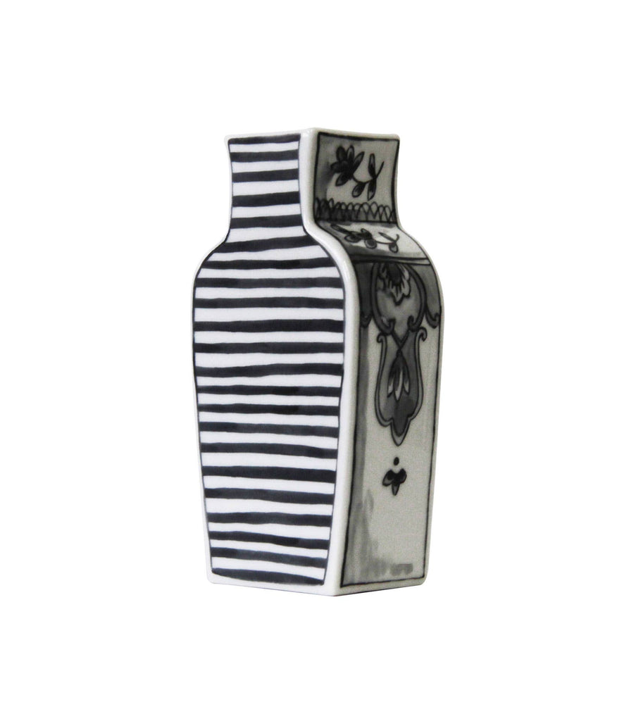 Well Versed - Gray - 7" Small Vase