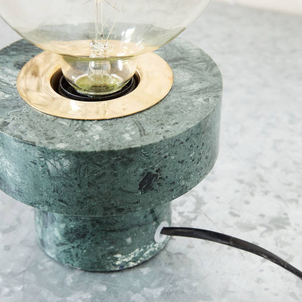 Green Marble Pin Lamp