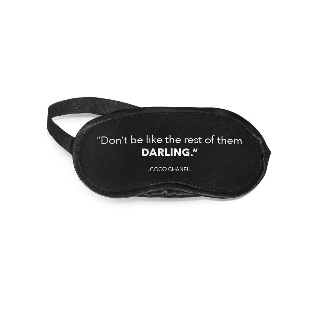 Gift Set - Don't Be Like The Rest Robe & Eye Mask Set