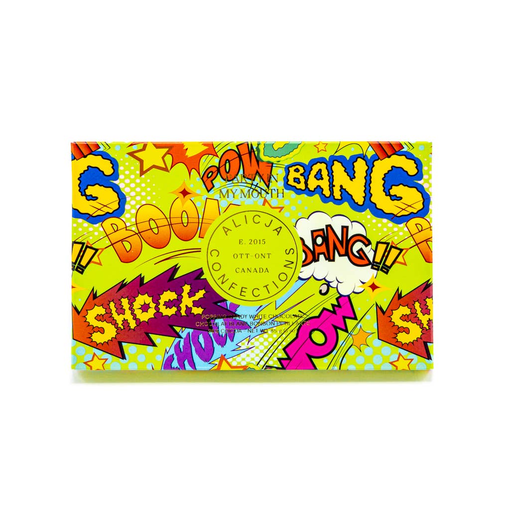 Party in My Mouth White Postcard Chocolate Bar