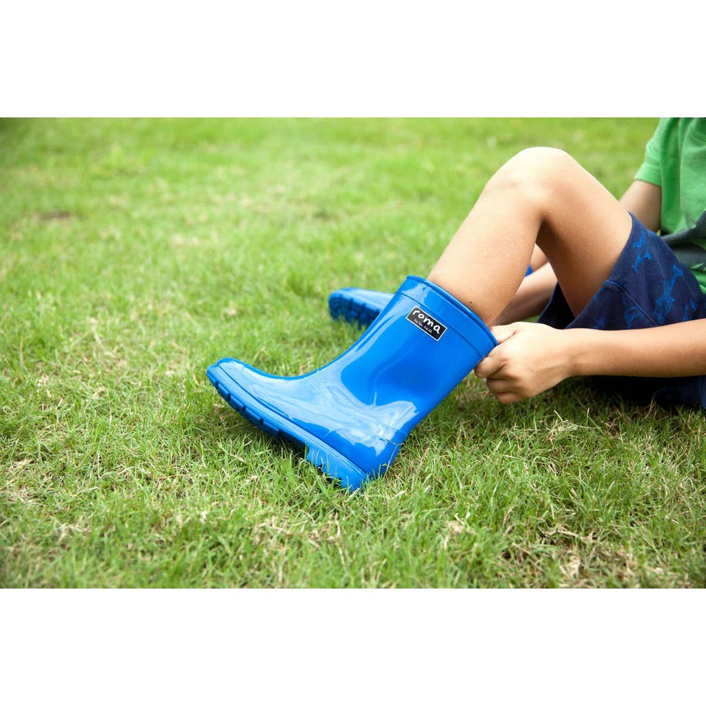 KID'S ABEL BLUE RAIN BOOTS #GivingPovertyTheBoot