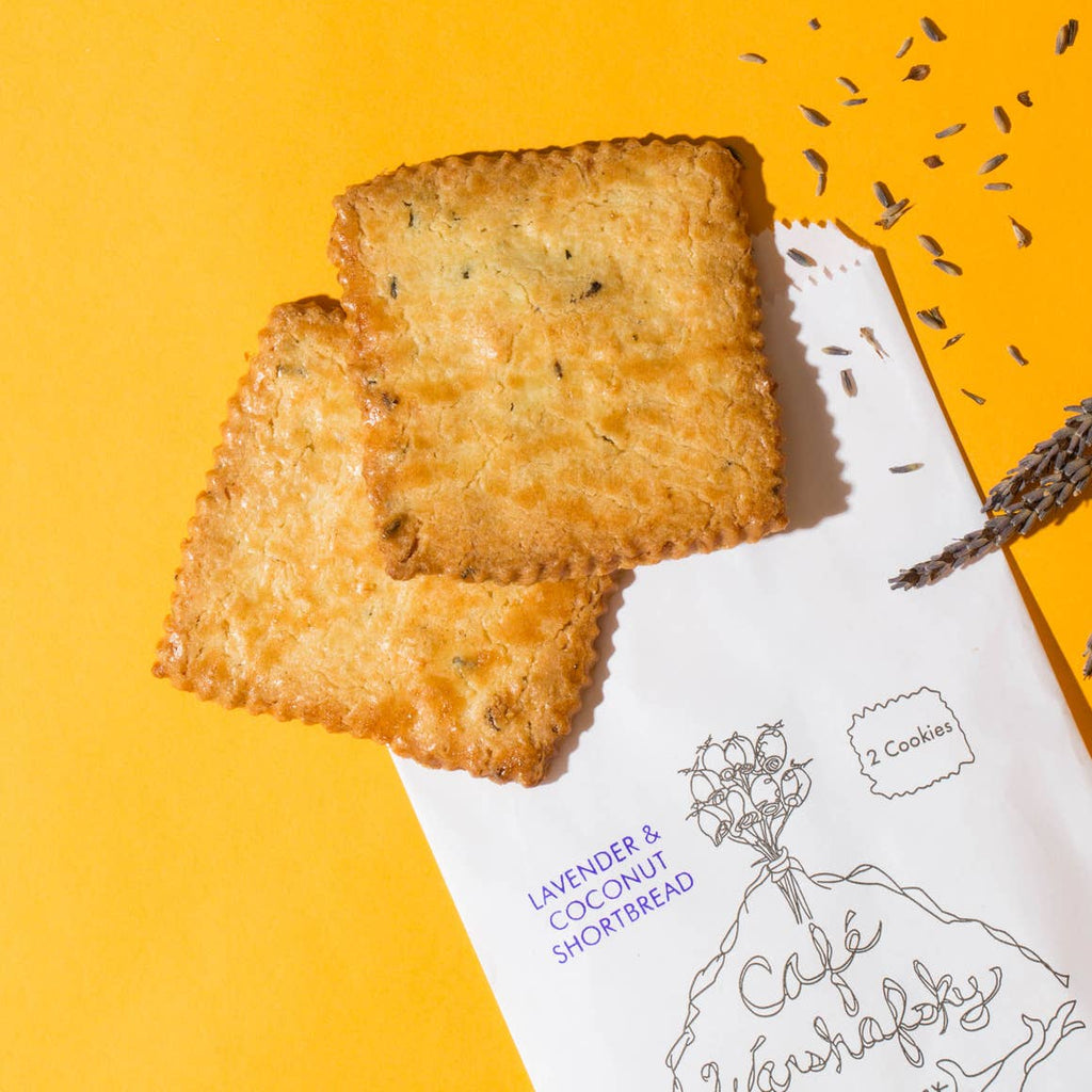 Lavender and Coconut Shortbread