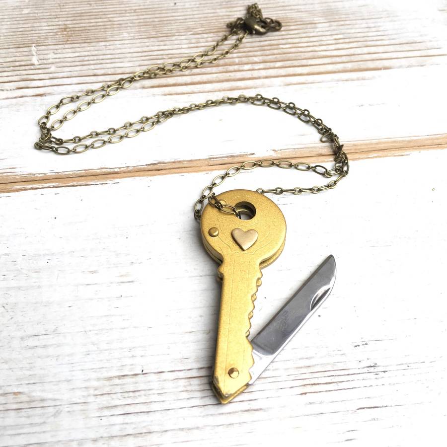 Pocket Knife Whimsical Key