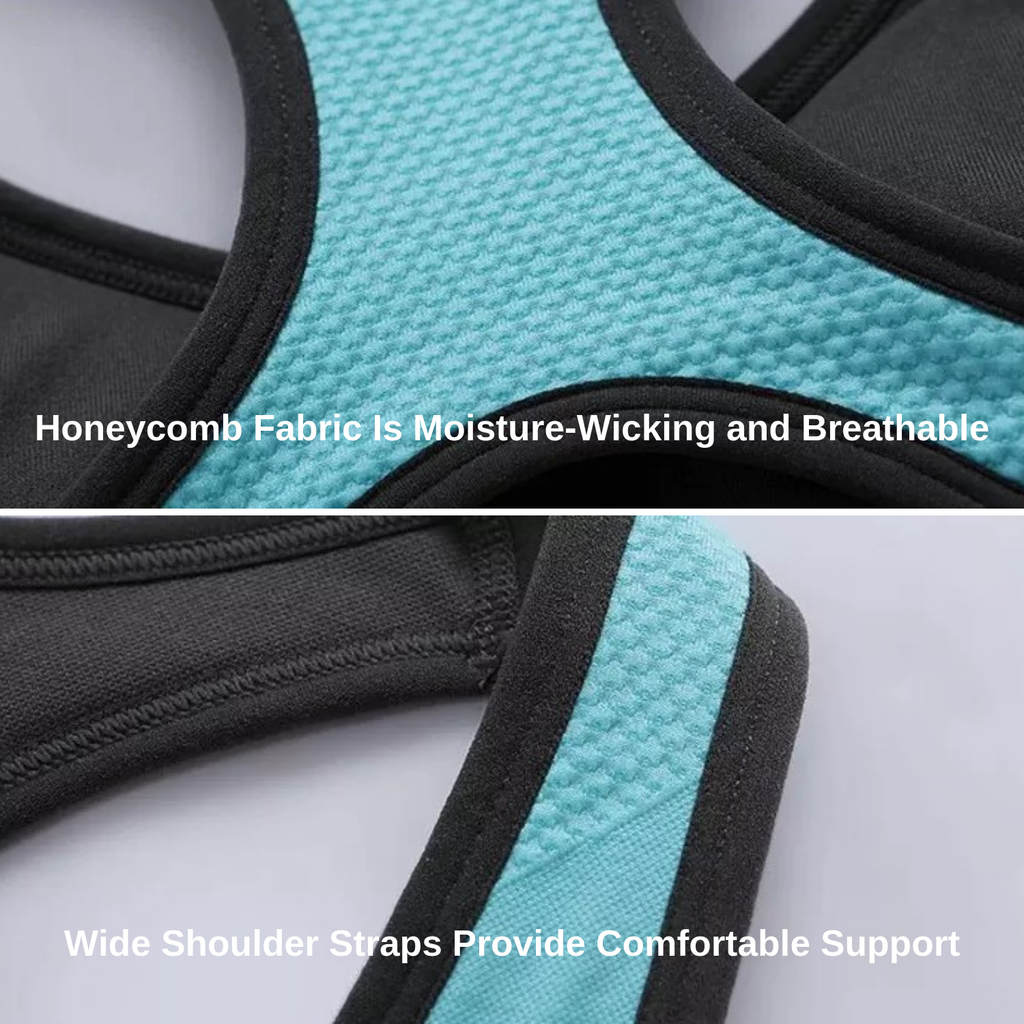 Racerback Athletic Sports Bra - Black