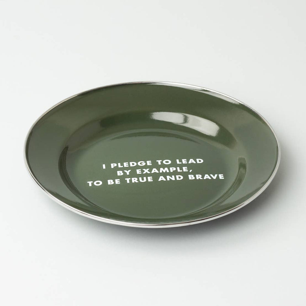 Enamel Plate - Scout