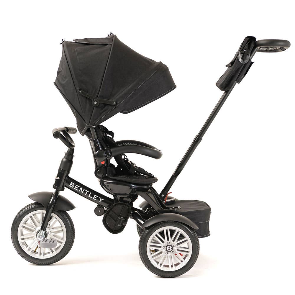 6 in 1 Onyx Black Bentley Stroller Trike