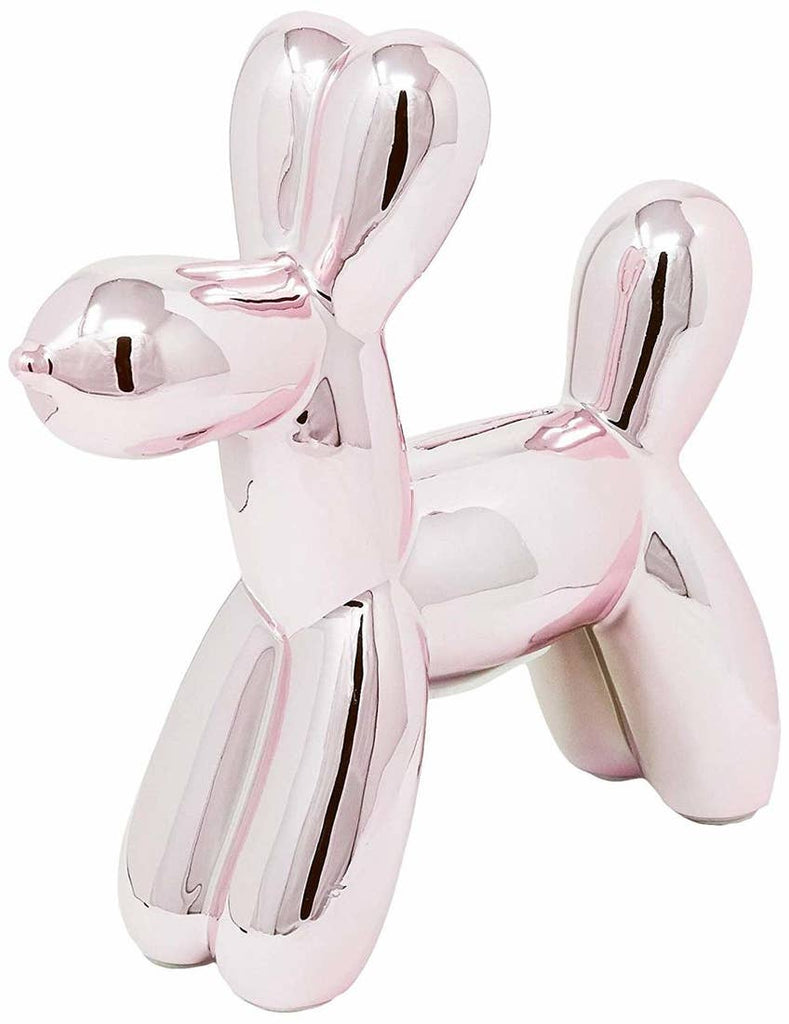 Interior Illusions Plus Pink Mini Balloon Dog Bank - 7.5"