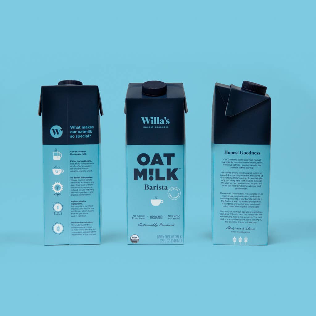 Willa's Organic Oatmilk