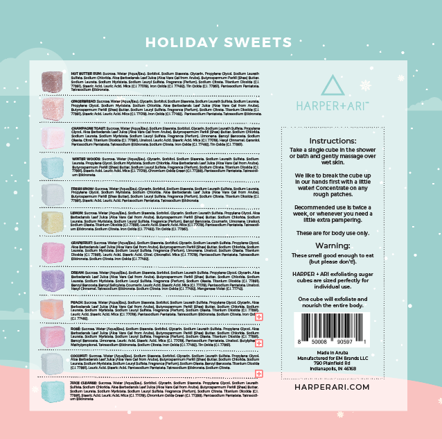 12 Sugar Scrub Advent Calendar
