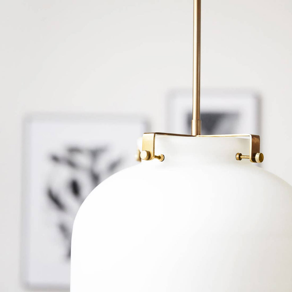 Lamp, Ball, White
