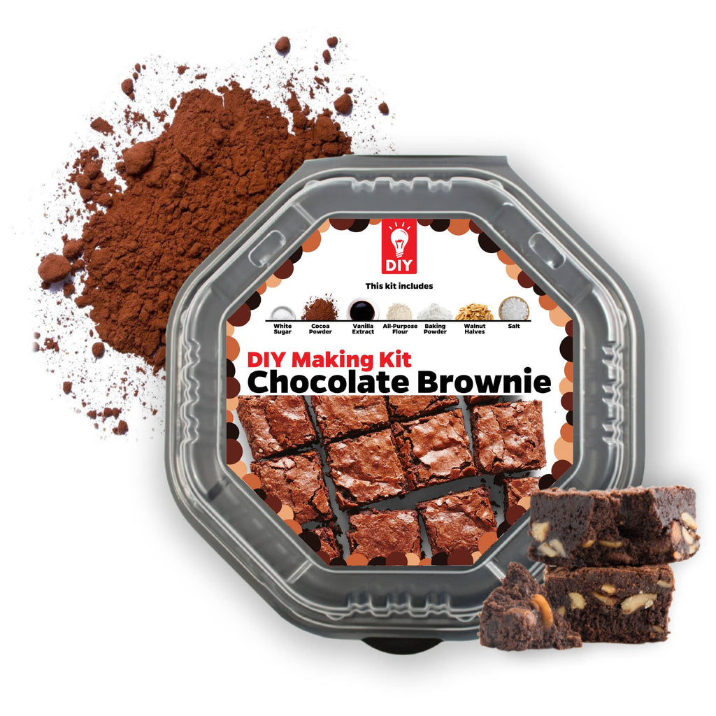 Chocolate Fudge Brownie DIY Baking gift Kit