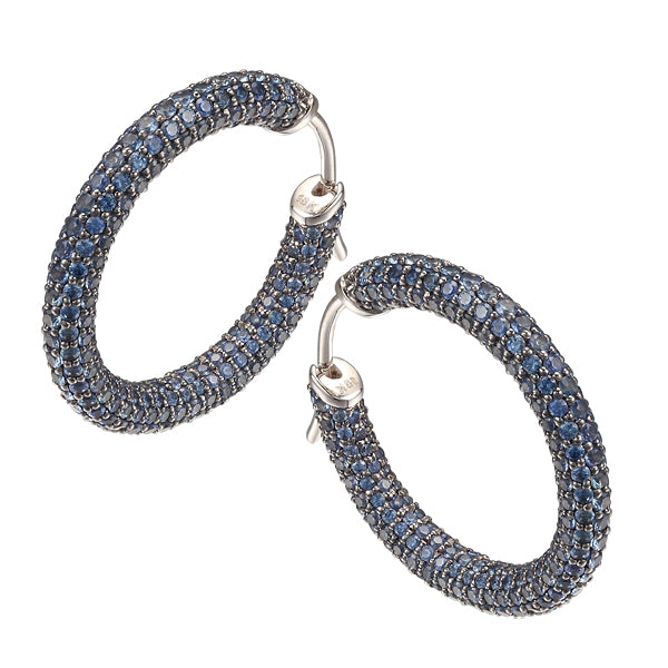 Unconditional Love Hoops #DenimBlue