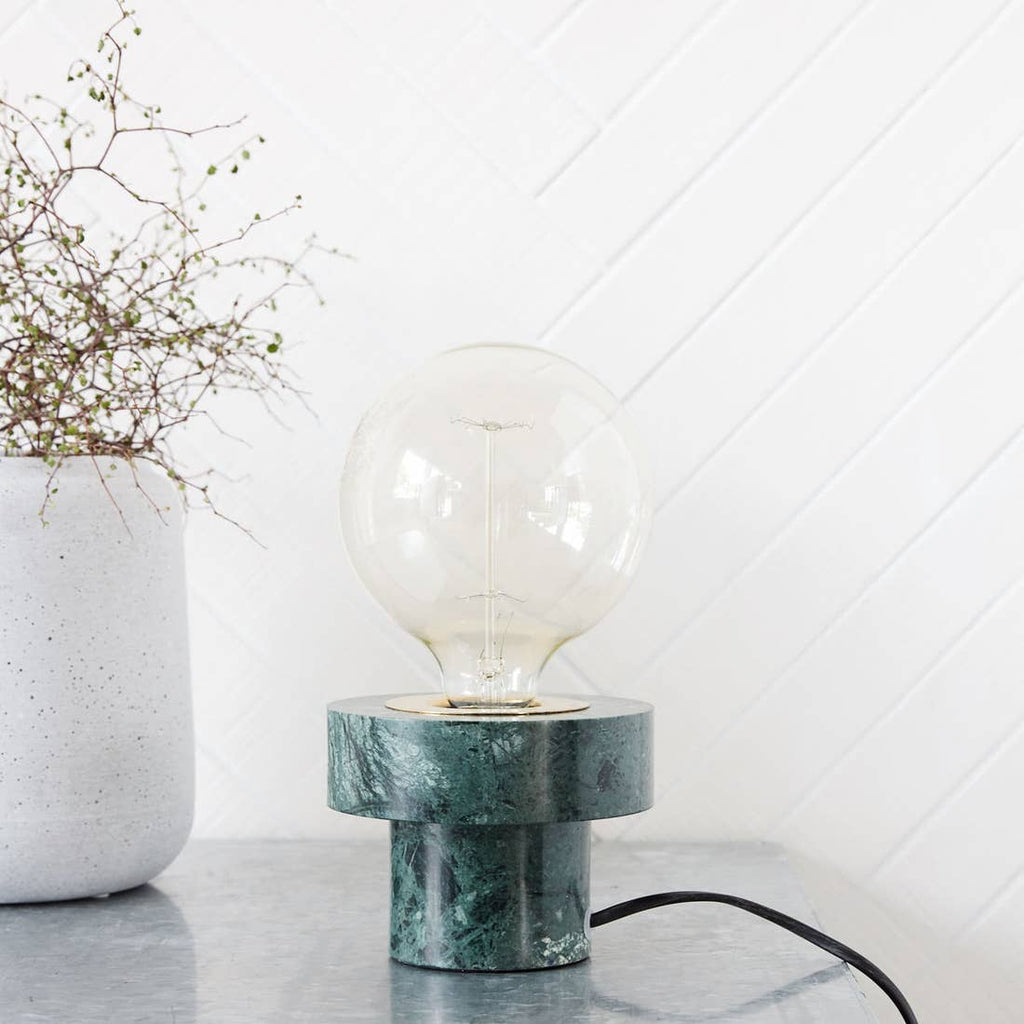 Green Marble Pin Lamp