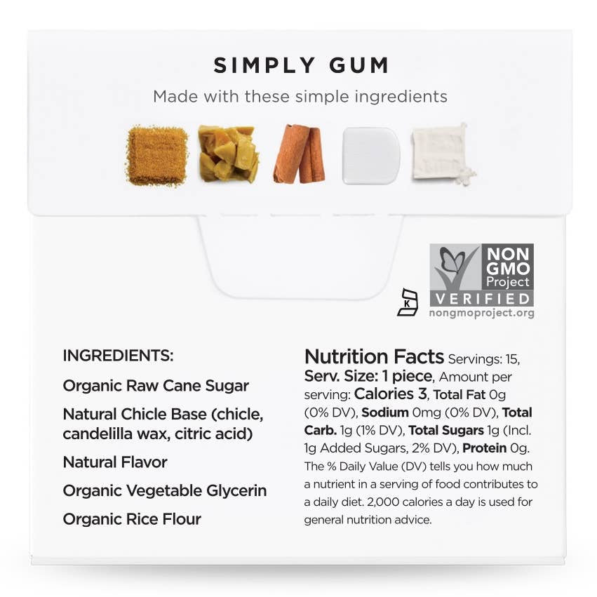 Cinnamon Natural Chewing Gum